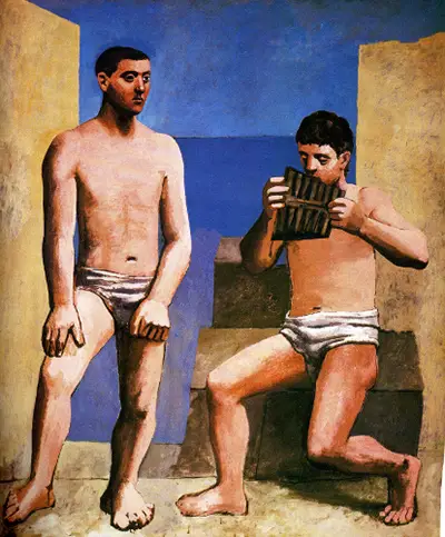 Die Pfeifen von Pan (Pipes of Pan) Pablo Picasso